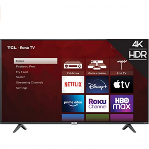 50% off TCL 50-inch Class 4-Series 4K UHD Smart Roku LED TV @Amazon