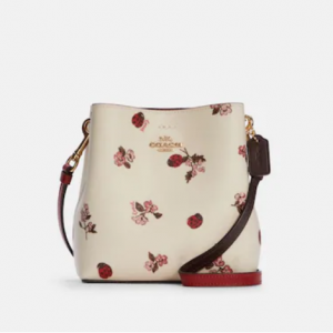 Coach Mini Town Bucket Bag With Ladybug Floral Print @ Coach Outlet