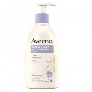 Aveeno Stress Relief Moisturizing Body Lotion with Lavender 12 fl. oz @ Amazon 