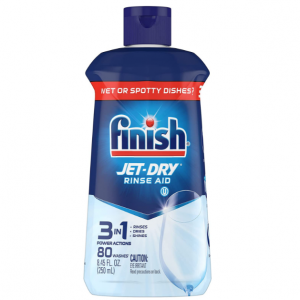 Finish Jet-Dry Rinse Aid, Dishwasher Rinse Agent & Drying Agent, 8.45 Fl Oz @ Amazon