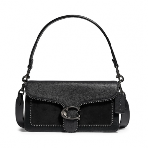 30% Off Coach Tabby Bead-Trim Suede & Leather Shoulder Bag @ Saks Fifth Avenue