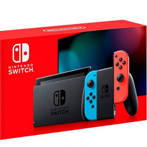Amazon - 全新續航增強版Nintendo Switch 32GB 紅藍 現價$296