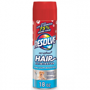 Resolve 宠物毛发地毯清洁剂18 Oz，吸尘器好搭档 @ Amazon