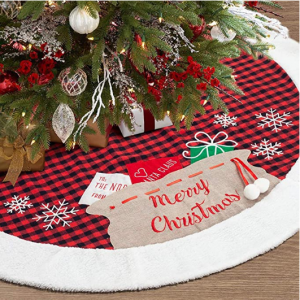 S-DEAL 48 Inches Christmas Tree Skirt @ Amazon