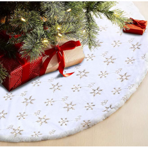 Lafefo Christmas Tree Skirt - 48 Inches $8.99