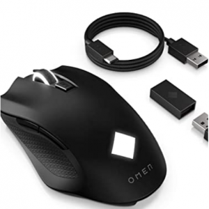 Amazon - HP Omen Vector 无线鼠标，9.1折