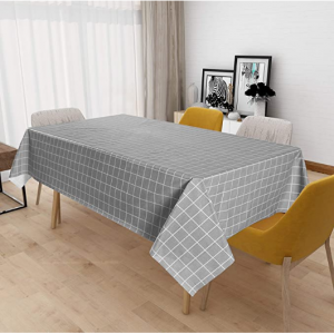 Obstal 防水防油格纹桌布 54x54 Inch @ Amazon