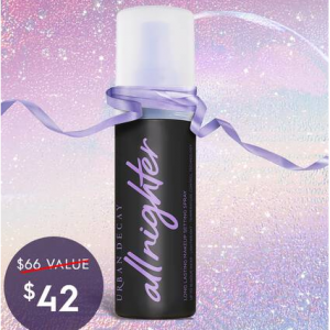 $42 ($66 Value) For All Nighter Setting Spray Jumbo 240ml @ Urban Decay Cosmetics 