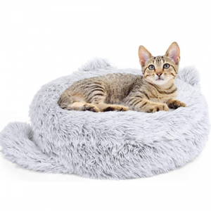 Pecute Cat Bed & Dog Bed (21.7in Light Grey) @ Amazon