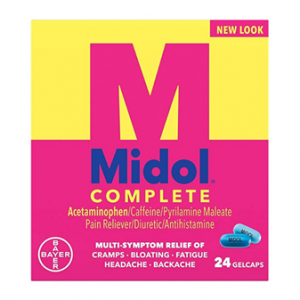 Midol Complete Menstrual Pain Relief Gelcaps - 24 Count @ Amazon