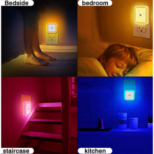 Zsirue LED 直插式小夜灯 4个装