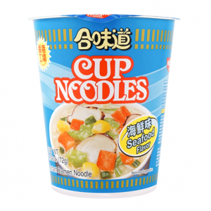 日本NISSIN日清 合味道 杯装方便面 海鲜味 72g