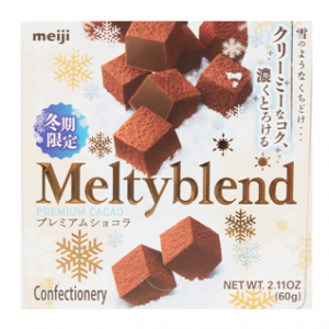 日本MEIJI明治 MELTYBLEND 雪吻特浓牛奶松露夹心巧克力 60g
