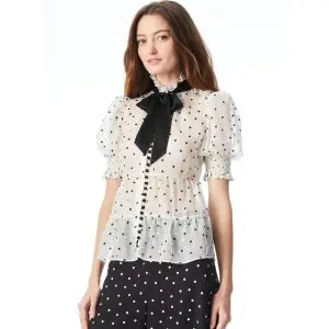 alice + olivia 波点上衣