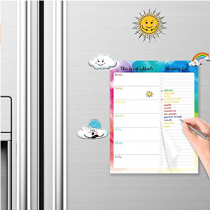 Artfan 磁吸式可撕每周膳食计划表+购物单 一年量 @ Amazon