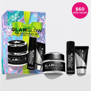 GlamGlow官网黑罐发光面膜套装热卖 相当于2.6折