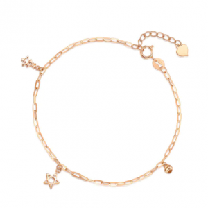 Chow Sang Sang Minty Collection 18K 玫瑰金手链