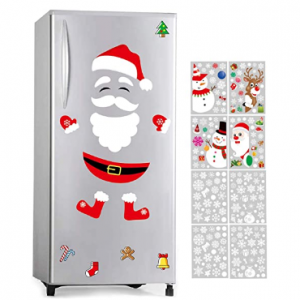 CERLMLAND Santa Claus Fridge Magnet Refrigerator-Stickers,-Window Scratch @ Amazon