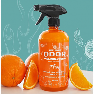 ANGRY ORANGE Pet Odor Eliminator for Strong Odor - Citrus Deodorizer, 24 Fl Oz @ Amazon