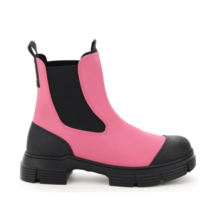 Ganni Logo Detailed 切尔西靴