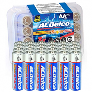 ACDelco 24节AA碱性电池 @ Amazon