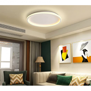 Cheeroll 简约纯白 LED 吸顶吊灯 12" @ Amazon