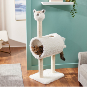 Frisco Animal Series Cat Tunnel with Scratching Post, Llama @ Chewy