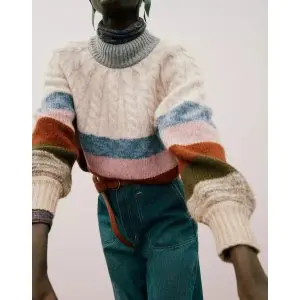 Madewell 官网精选Deacon Cableknit 针织衫优惠！