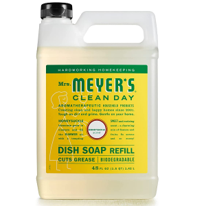 Mrs. Meyer's 洗洁精替换装 金银花清香 48oz @ Amazon