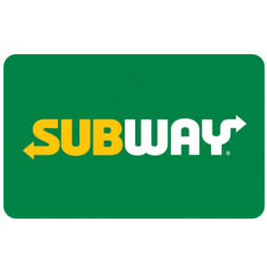 Subway 价值$50电子礼卡促销 @ Kroger