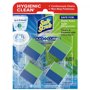 Soft Scrub 马桶清洁片4片 持续16周 @ Amazon