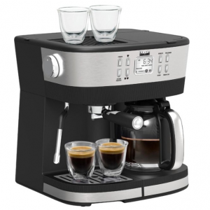 限今天：Bella Pro 19Bar 浓缩咖啡和10Cup 滴滤式组合咖啡机 @ Best Buy