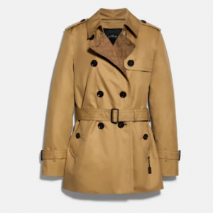 Coach Signature Lapel 短款风衣