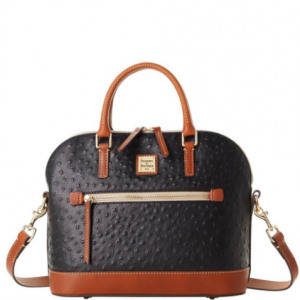 ILoveDooney Ostrich Domed Zip 手提包