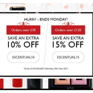 Holiday Beauty Sale (Shiseido, Dior, Guerlain, YSL, Givenchy, Kiehl's, Clarins) @ Escentual 