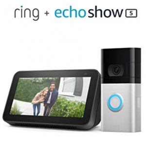 Amazon - Ring Video Doorbell 全新4代 智能门铃 + Echo Show 5 第2代，6折