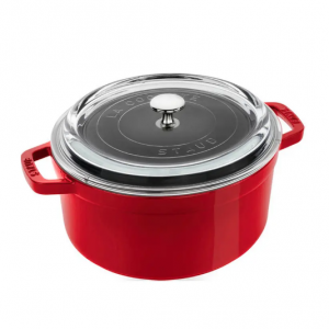 STAUB 玻璃盖珐琅铸铁荷兰锅 4夸脱，4色可选 @ Nordstrom