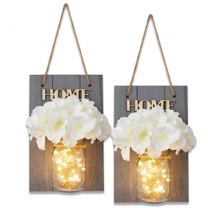 HABOM 花朵装饰小壁灯 2件装 @ Amazon