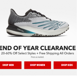 Joe's New Balance Outlet 年末大促 精选男女运动鞋服低至4折热卖