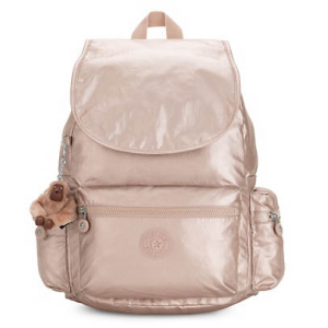 Kipling 金属色轻便双肩包 2色可选