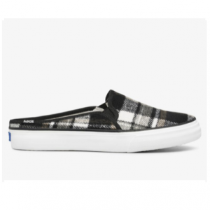 Keds Women's Double Decker 格纹穆勒鞋