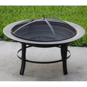 Mainstays 28" Fire Pit with PVC Cover and Spark Guard @ Walmart