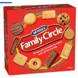 Mcvitie's Family Circle Biscuits 620G for £1 @Tesco