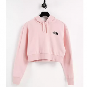 ASOS US官网 The North Face 女士粉色短款卫衣额外8折热卖