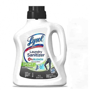 Lysol Laundry Sanitizer Additive, Sport, 90 Fl Oz @ Amazon