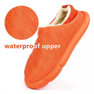 Weweya 男女同款 保暖毛绒内衬一脚蹬拖鞋 多色选