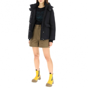 Kenzo Short Down Jacket With Logo $257.25