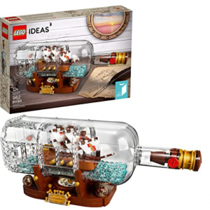 LEGO Ideas Ship in a Bottle 92177 Expert Building Kit (962 Pieces) @ Amazon