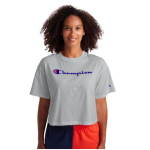 Walmart官网 Champion女士短款T恤1.9折热卖