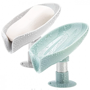 LBshmao-D 叶形自排水皂盘架 2个